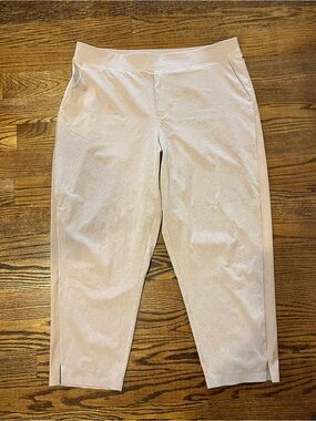 Athleta Brooklyn Mid Rise Ankle Pant Abalone Pink - Women's Size 20